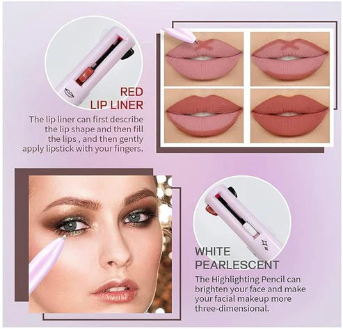 4 in 1 Makeup Pen قلم مكياج متعدد الاستعمالات