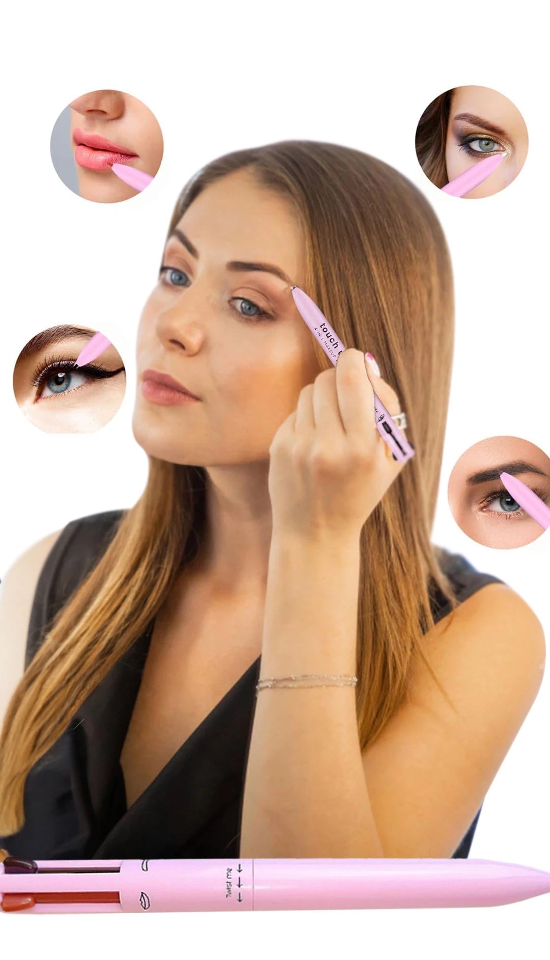 4 in 1 Makeup Pen قلم مكياج متعدد الاستعمالات